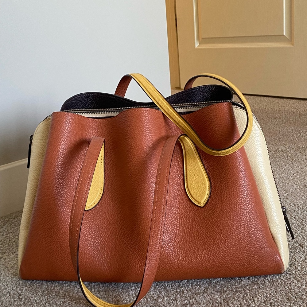 Coach Lora Carryall In Colorblock - Picture 3 of 6